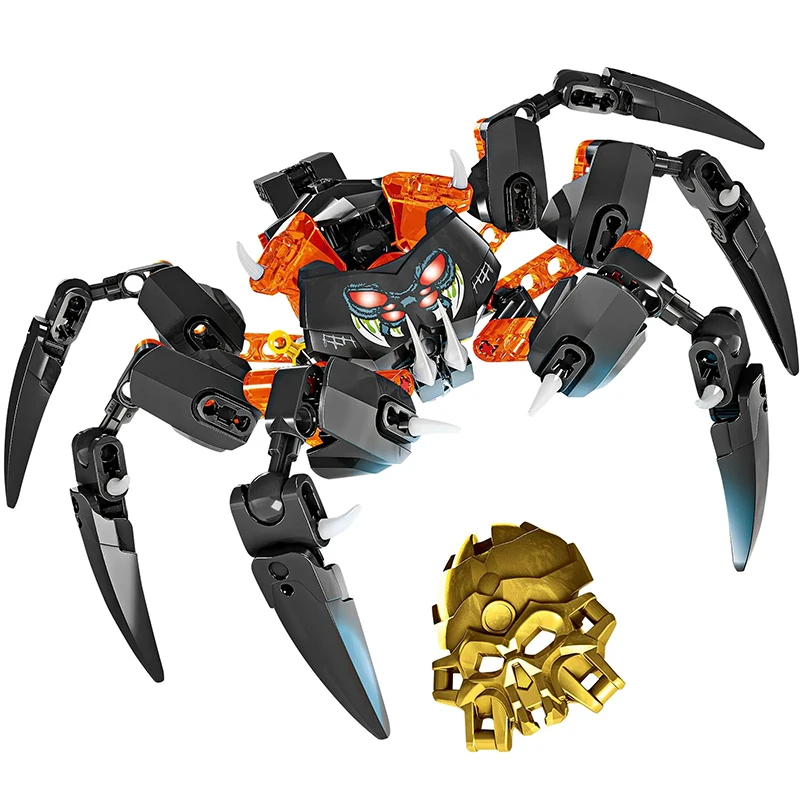 Фото Новые конструкторы Bionicle Ice Master Golden Mask 2-в-1: Воины, фигурки, роботы-мехи, игрушки для мальчиков, подарки №5
