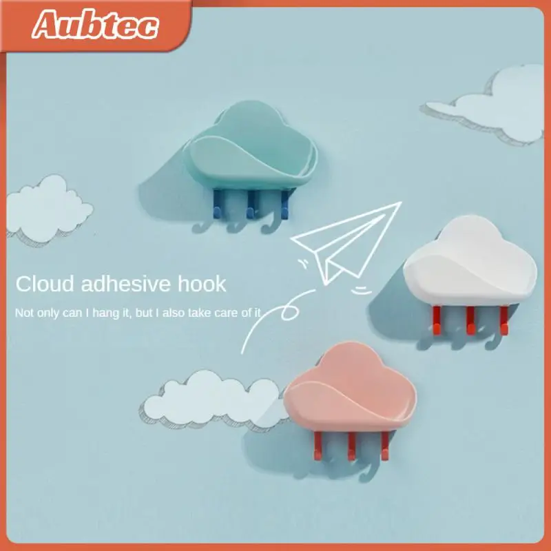 

Настенный держатель для мыла в форме облака, многофункциональная Прочная Коробка для мыла в ванную комнату из вискозы, мультяшный прочный держатель для мыла, прочная сушилка без отверстий