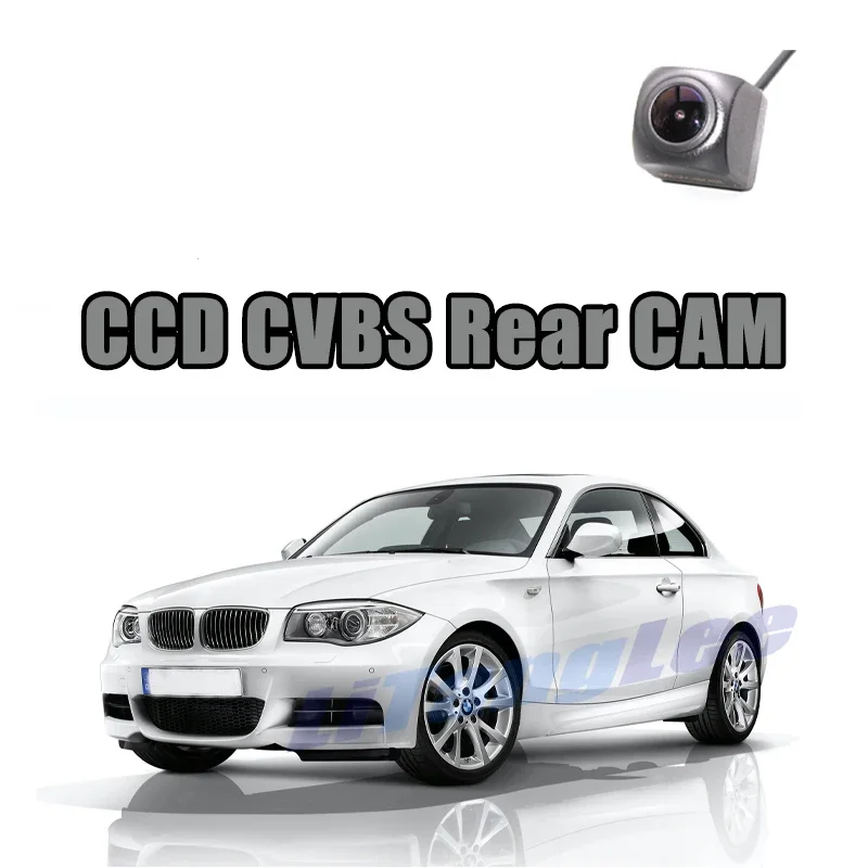 Фото Автомобильная камера заднего вида CCD CVBS 720P для BMW 1 E81 E82 E87 E88 F20 F21 F40 F52 Камера заднего вида ночного видения WaterPoof Парковочная резервная камера №1