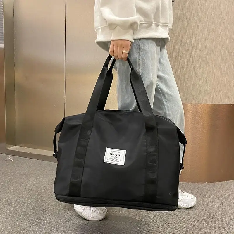 

Женская дорожная сумка, Женская легкая водонепроницаемая сумка большой емкости, многоцветная сумка через плечо, портативная спортивная сумка, сумка для спортзала