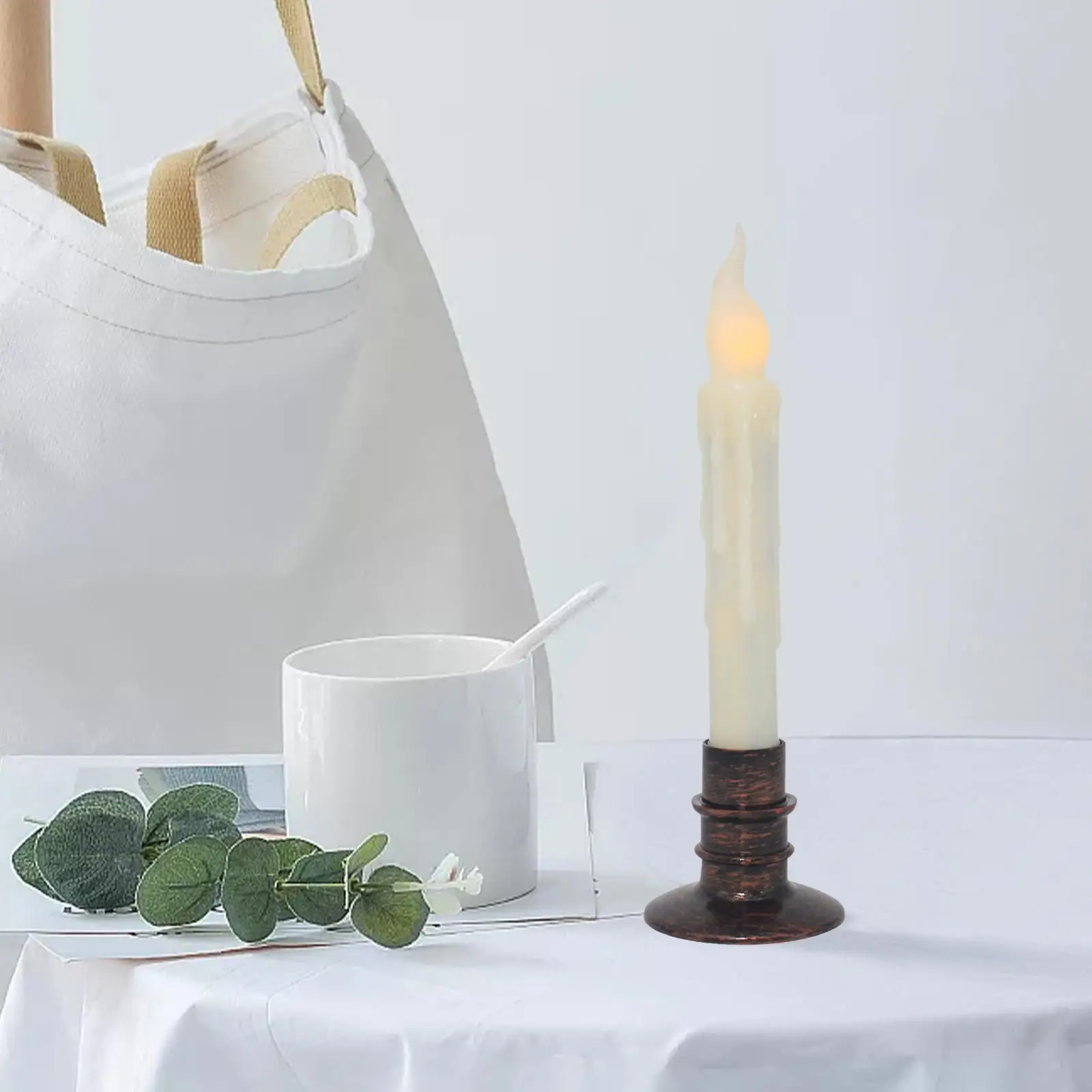round plastic candle base electronic pillar home decor wedding bronze holder free global shipping