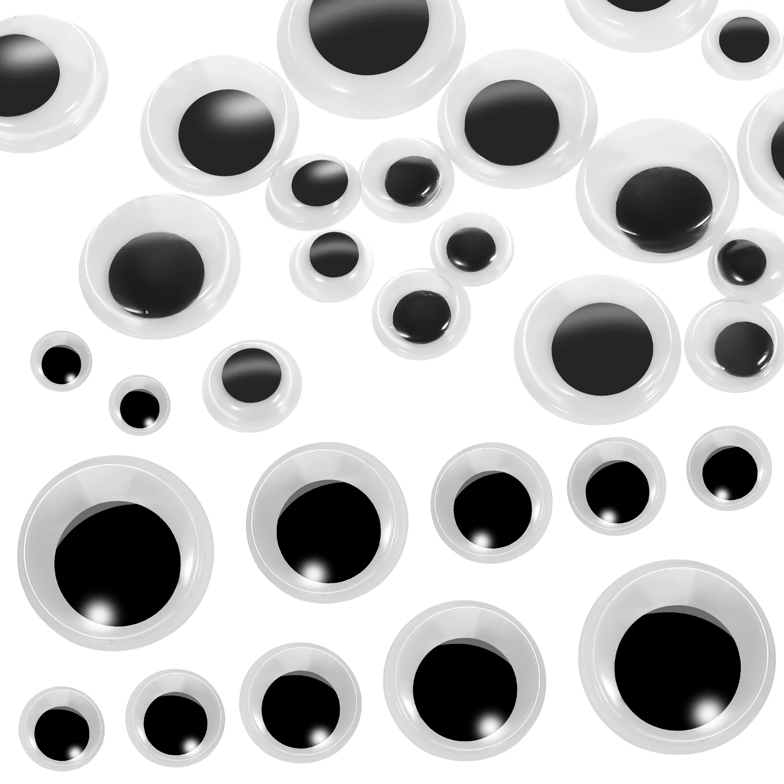 

120 Pcs Self-Adhesive Universal Glow In The Dark Creative Funny Googly Eyeballs Safety Eyes Wiggle Eyeballs Eyes Fake Eyes