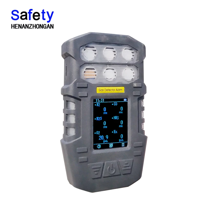 

harmful gas 6 in 1 handheld gas analyzer, nox so2 h2s cl2 test meter S318