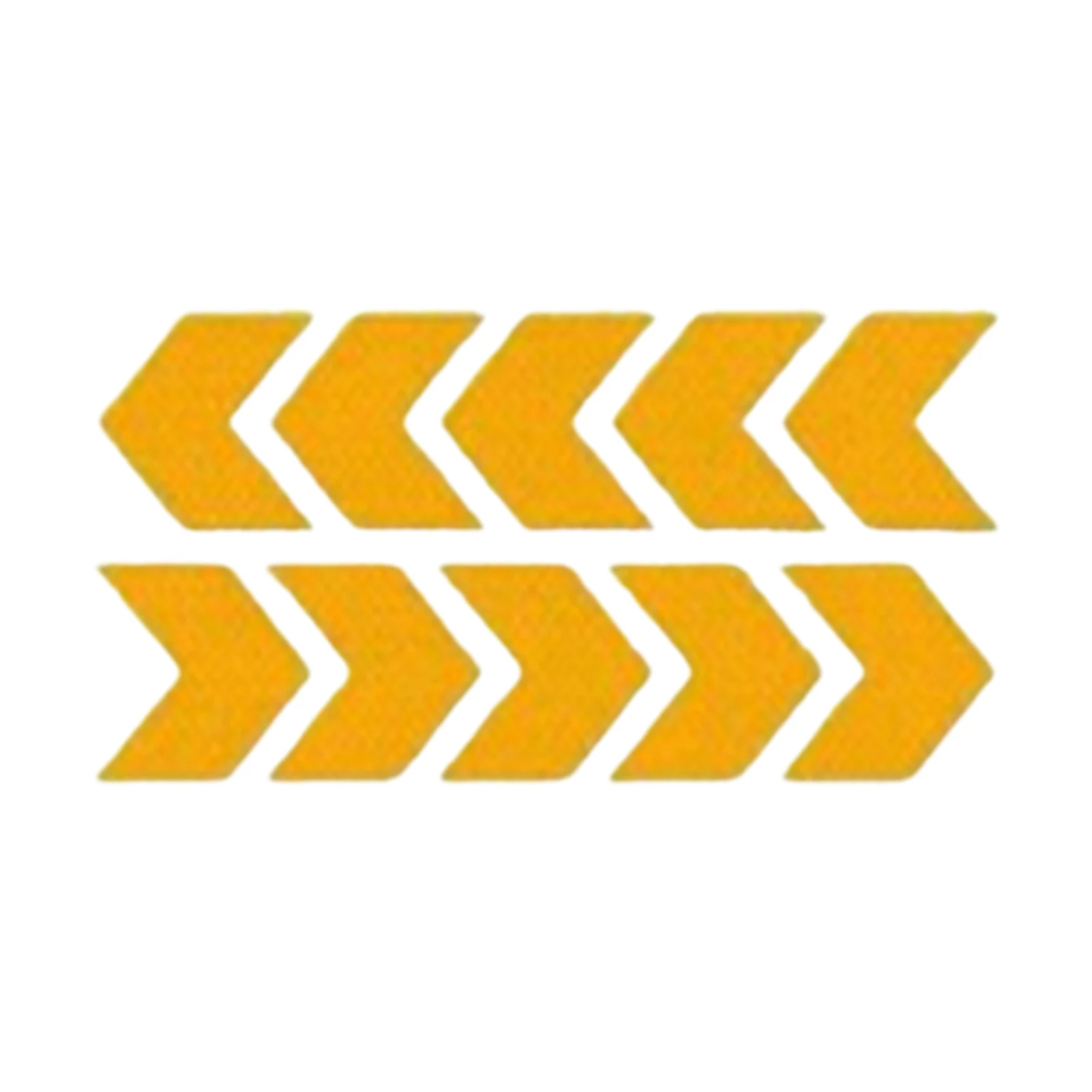 

10 шт., светоотражающие наклейки в форме стрелки