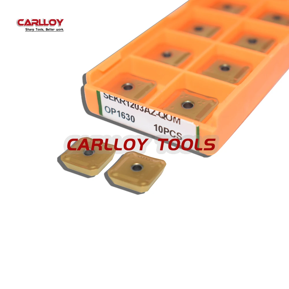 Фото Фрезерная пластина SEKR SEKR1203 SEKR1203AZ-QOM OP1215 OP1315 OP2202 OP1630 квадратная для P M K №4