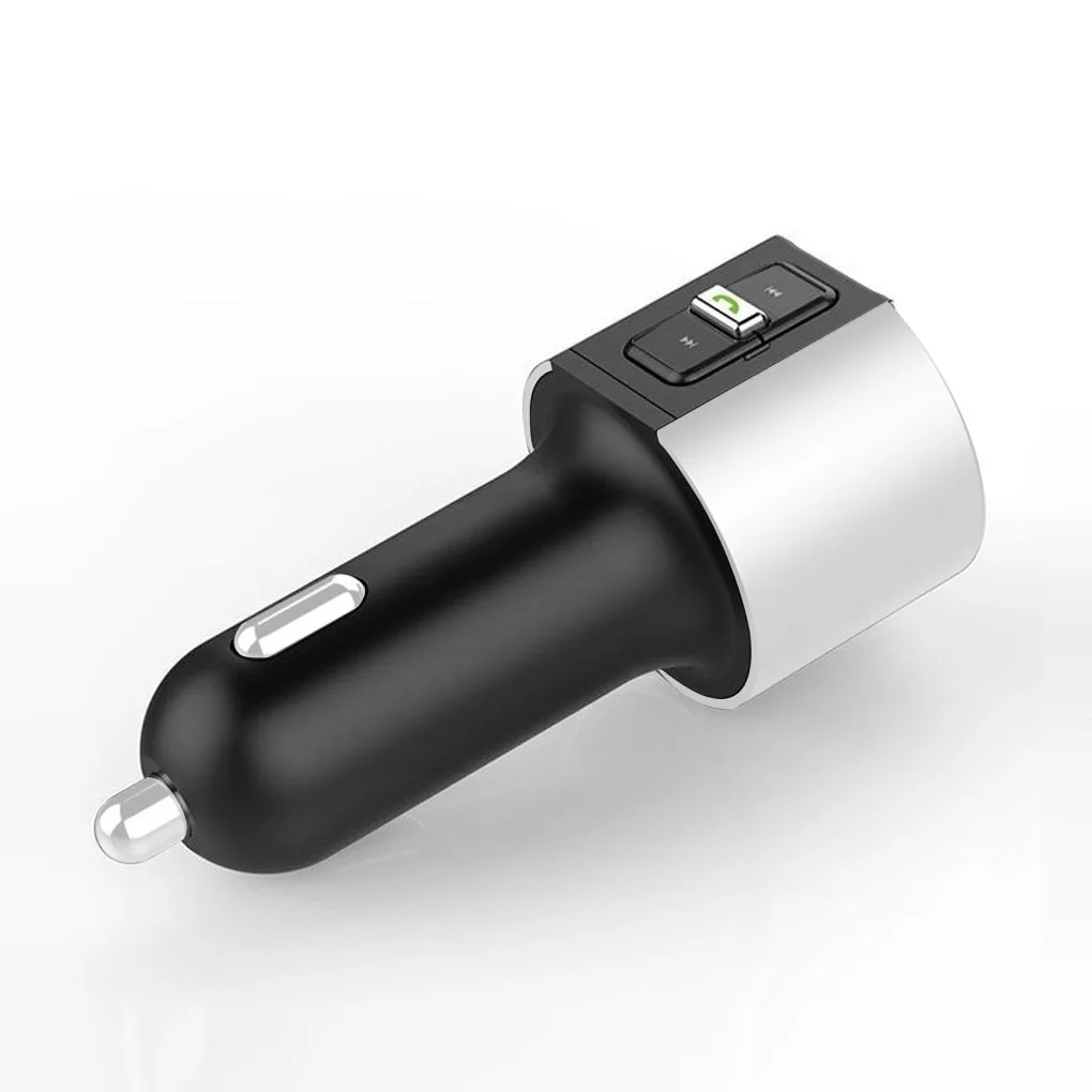 

C26S Car Bluetooth FM Transmitter Cigarette Lighter Dual USB Ports 3 4A Car Charger FM Modulator MP3 Player