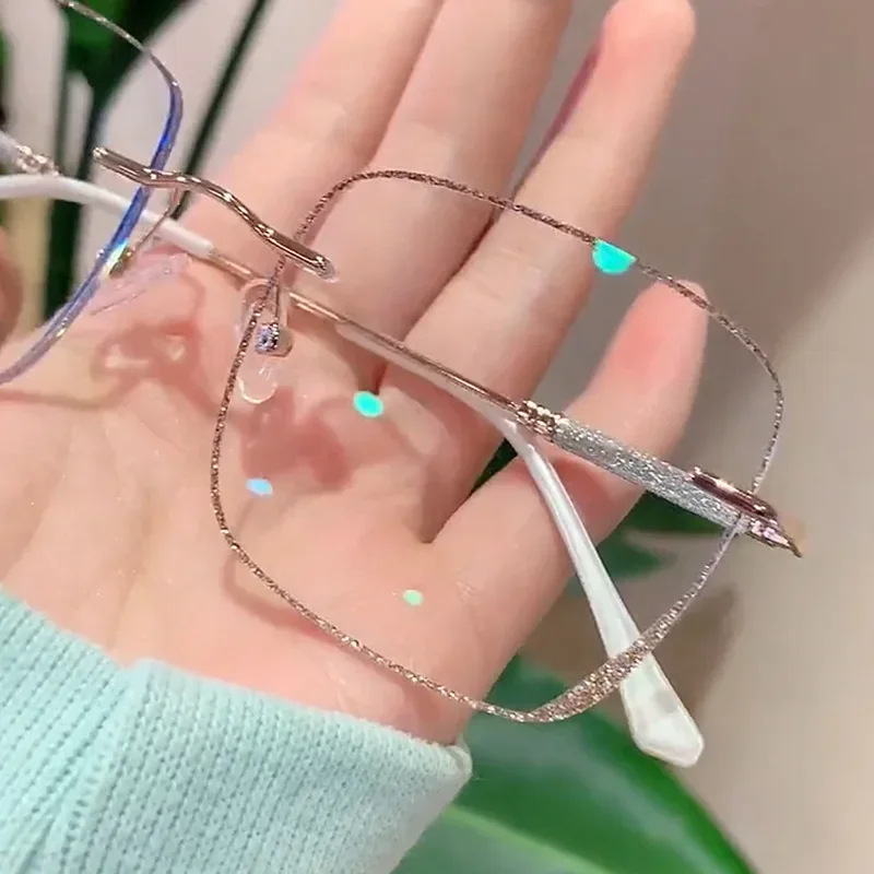 -75 -100 -125 +150 +175 Чистые очки знаменитостей безрамная отделка индивидуальная