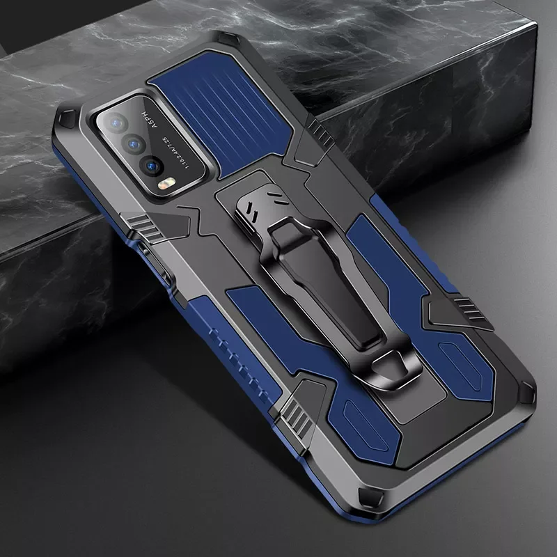 

Y21 Y20 S Y53s Shockproof Case Belt Clip Back Panel for Vivo Y20S Case Bumper Funda Vivo Y21S Case Y 20 21 31 20s Y31 Y33s Y76