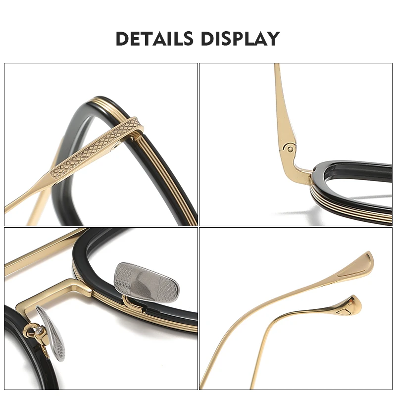 CLLOIO классические железные мужские очки для чтения по рецепту роскошные из