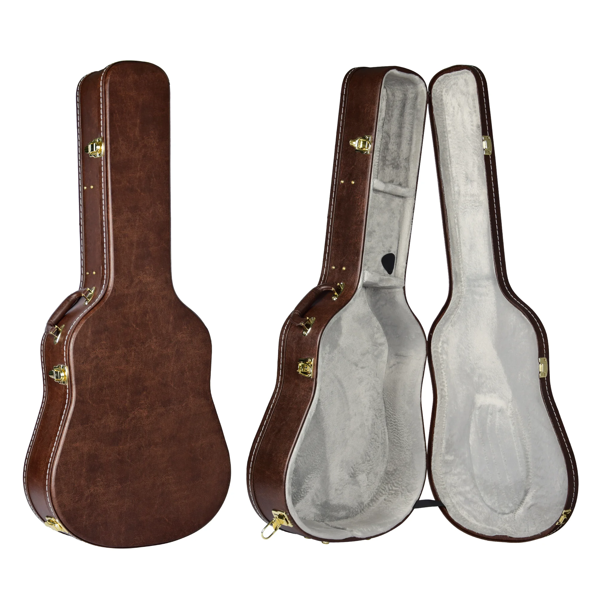 Высококачественная акустическая гитара коричневого цвета 41 дюйм