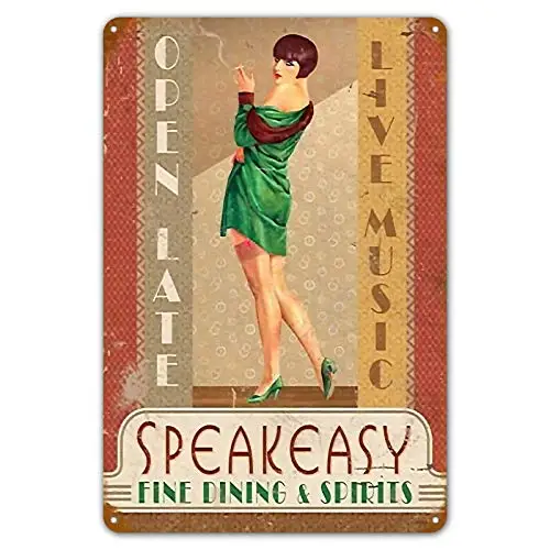 Speakeasy винтажный Фотофон в стиле ретро для девушек украшение стен плакат дома