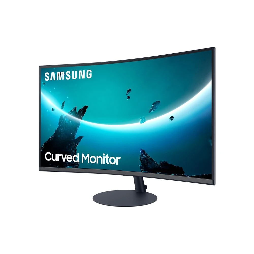 Монитор Samsung C27T550FDI 27 1920x1080 4 мс HDMI DisplayPort VGA 75 Гц VA черный
