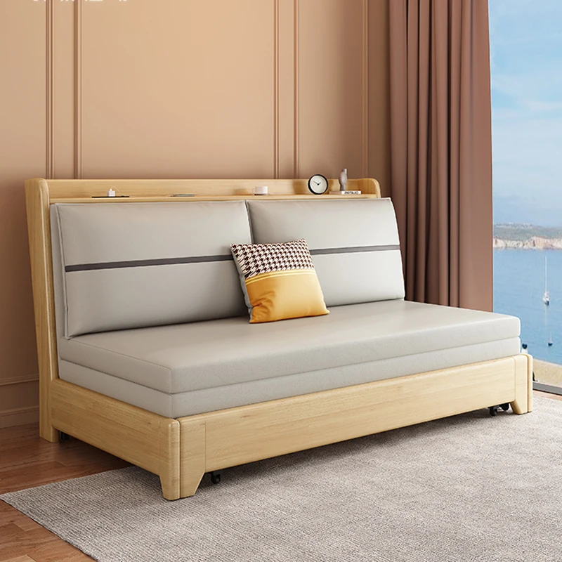 

Wood Legs Minimalist Living Room Sofa Vintage Reception Large Simple Living Room Sofa European Modern Canape Salon Decorations