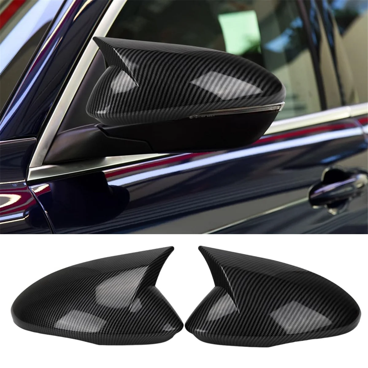 Для Stelvio 2018-2023 автомобильное боковое зеркало заднего вида крышка двери накладка