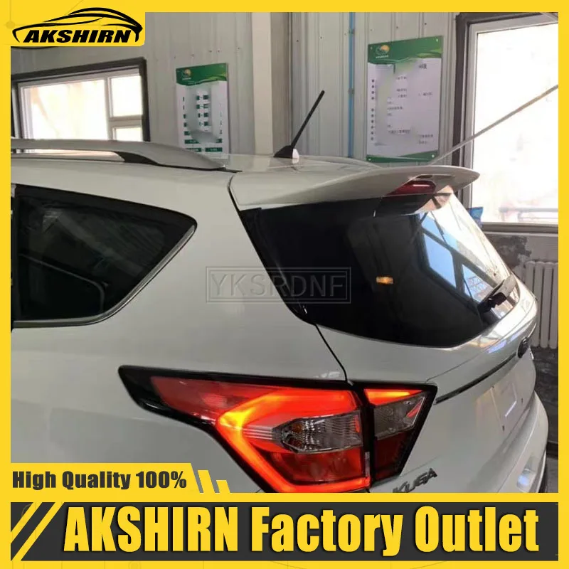 

Fit for Ford Escape Kuga 2013 2014 2015 2016 2017 High quality ABS Plastic Primer Color Rear Trunk Wing Spoiler Decoration