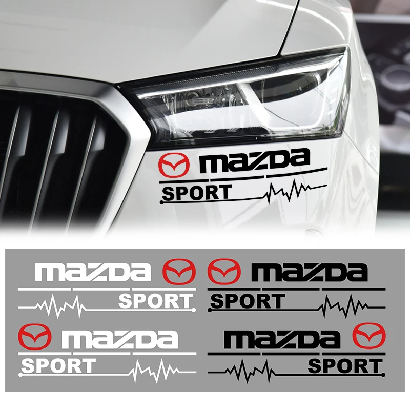 

2pcs Car mirror Body Stickers Accessories Decorative Decals For Mazda 6GH MPV Axela 2 3 5 6 RX8 CX3 CX4 CX5 CX7 CX9 CX30