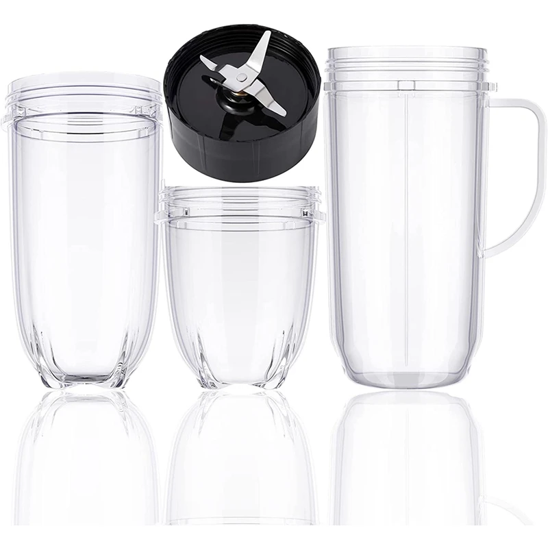 

Блендер Mb1001 со сменными насадками, 22/16/12 унций, 4 шт.