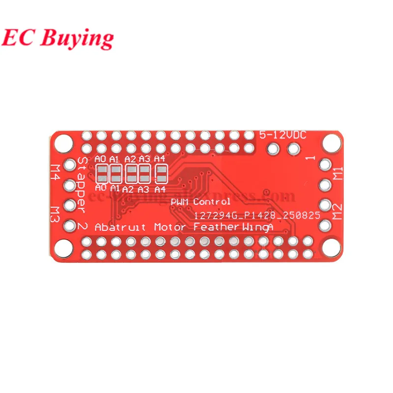 Фото Модуль платы управления двумя шаговыми двигателями PCA9685+TB6612, драйвер постоянного тока, 1.2A 3A пиковая мощность, поддержка интерфейса I2C №5