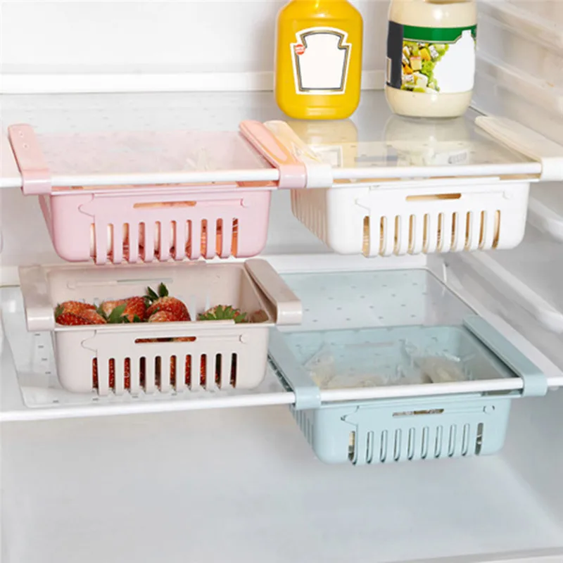 

Kitchen Accessories Organizer Shelf Storage Rack Fridge Storage Shelf Box Home Storage Rack