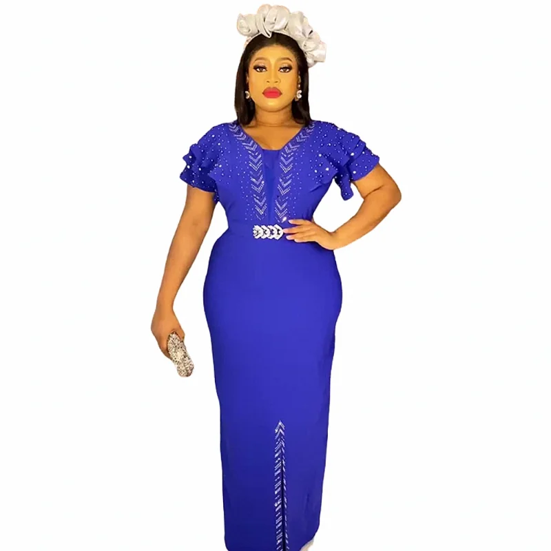 

Африканские платья для женщин, большие размеры, зеркальные Длинные Макси-платья, новые Дашики, зеркальные африканские платья