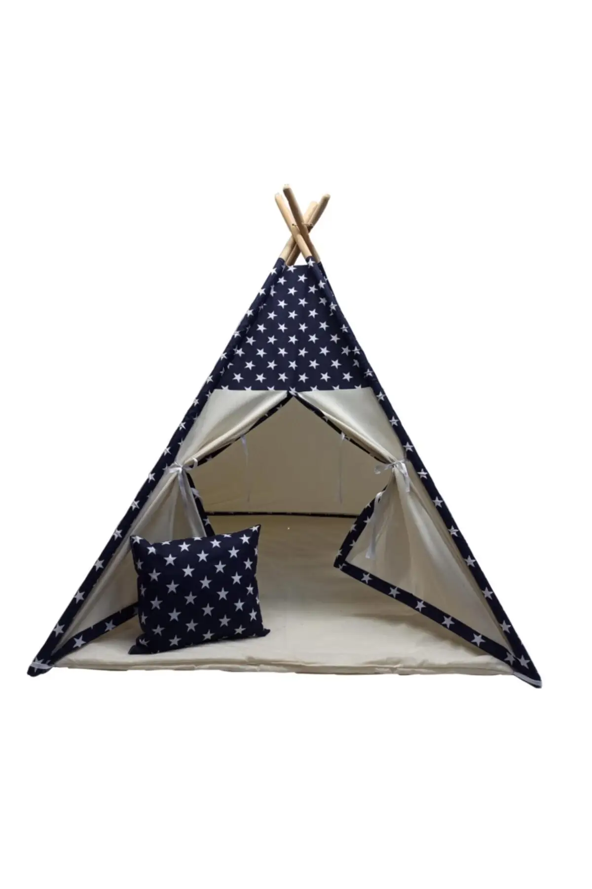 Игровая палатка Devrileyen не собранная детская игровая тёмно-синяя звезда |