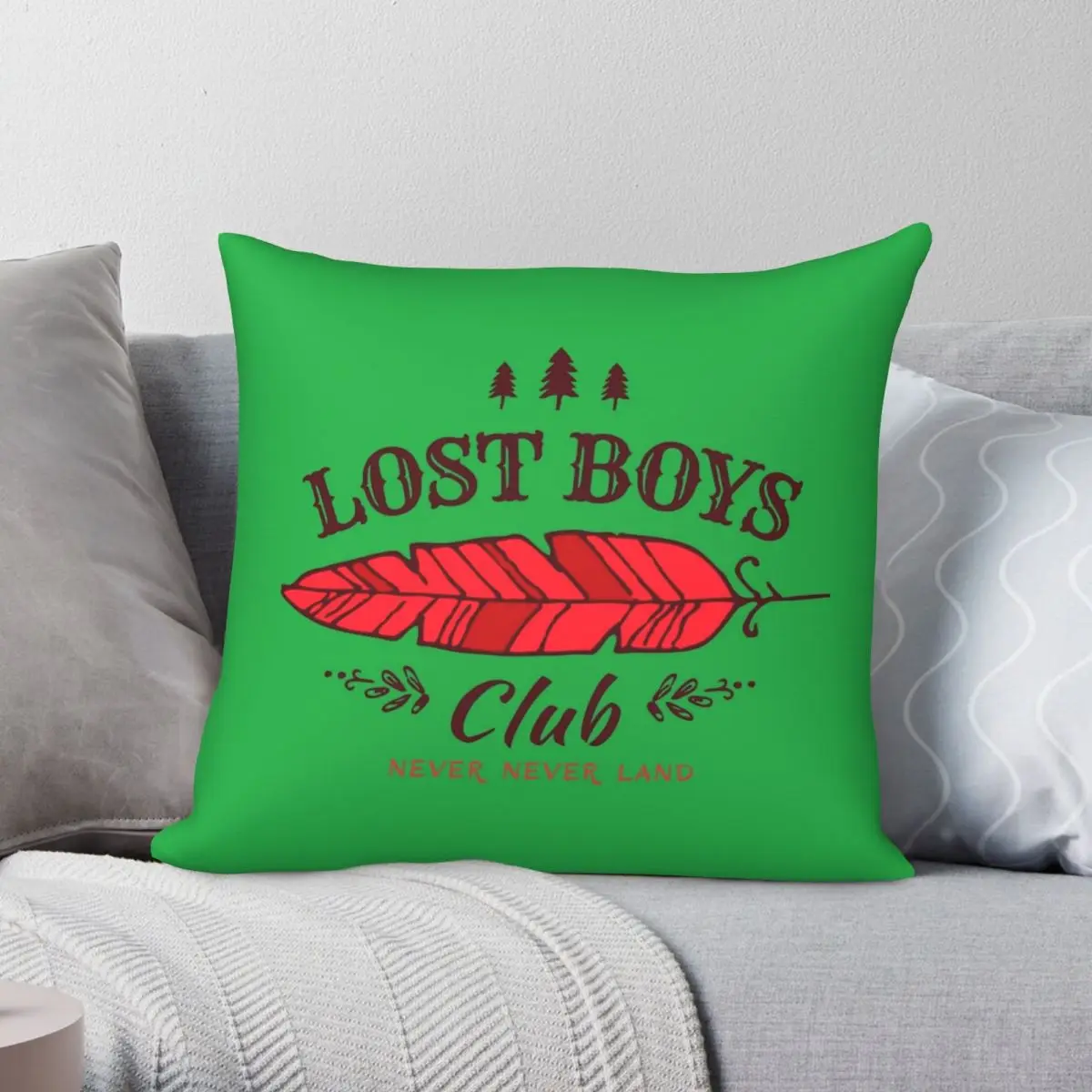 Квадратная наволочка Lost Boys Club Питер Пэн полиэстер лен бархат креативный Декор на