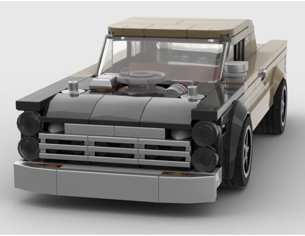 Moc 2024 City Speed Champion 1966 Mercury Comet Cars спортивный автомобиль строительные блоки