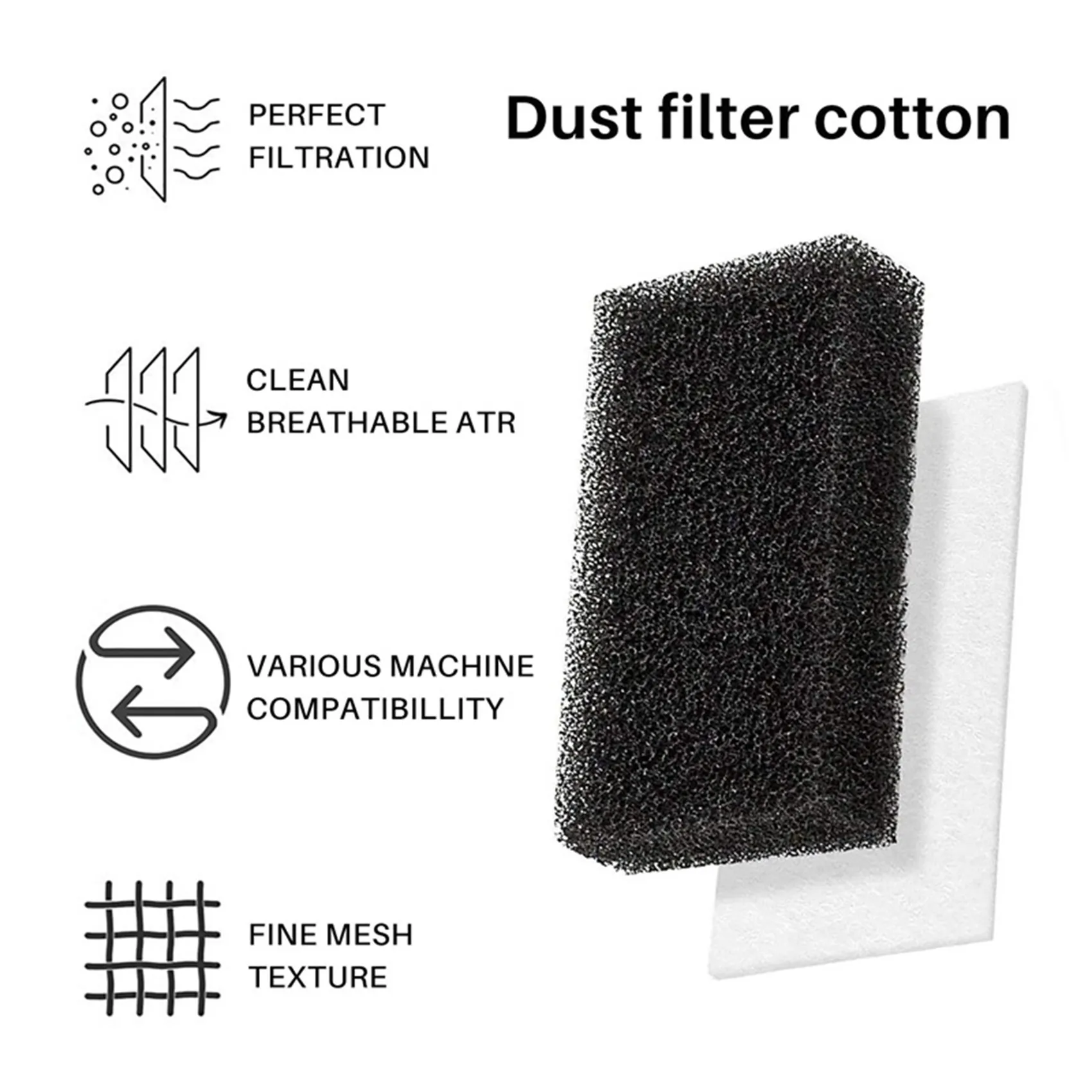 30 шт. CPAP-фильтры для пенопластовых фильтров премиум-класса и ультратонких серии M