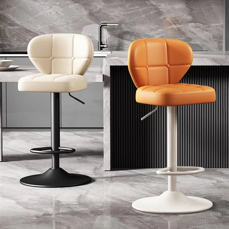 Современные скандинавские барные стулья Минималистичная стойка расслабляющие