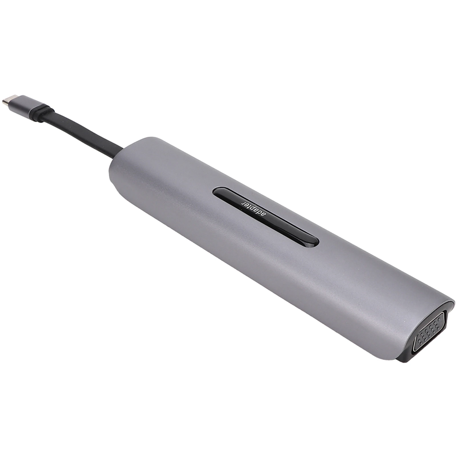 

9 in 1 Type‑C Interface to HDMI VGA Female USB Hub Converter Docking Station for Macbook