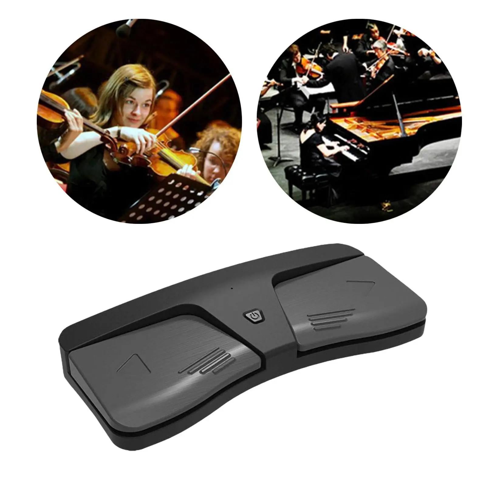 

Bluetooth-педаль-Тернер для страниц, музыкальный Тернер для гитары, Тернер для страниц с бесшумным управлением