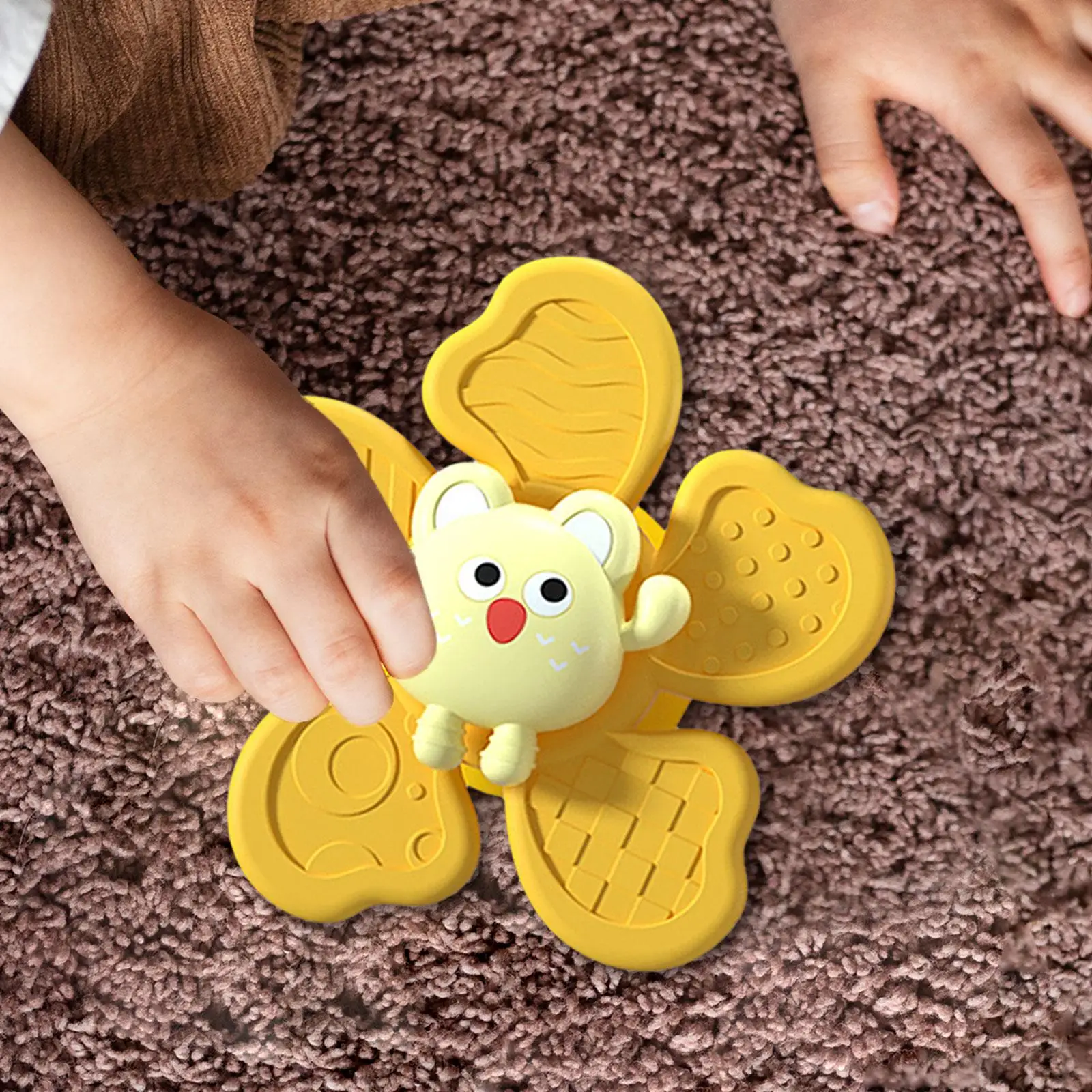 Вращающиеся игрушки на присоске развивающие для ванной девочек и мальчиков 1-3