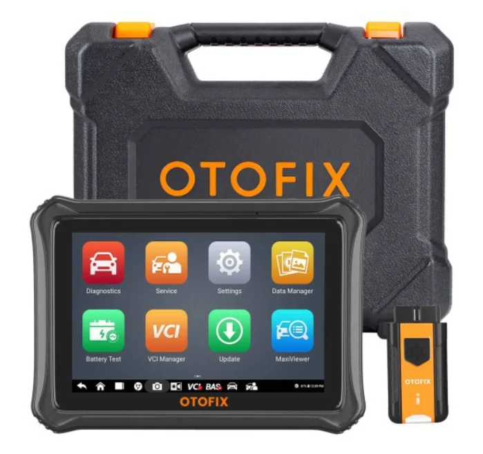 Фото Диагностический сканер Autel Otofix D1 Lite OE Level для всех систем, анализатор двигателя, двунаправленный сканер OBDII/OBD2 для всех автомобилей №1