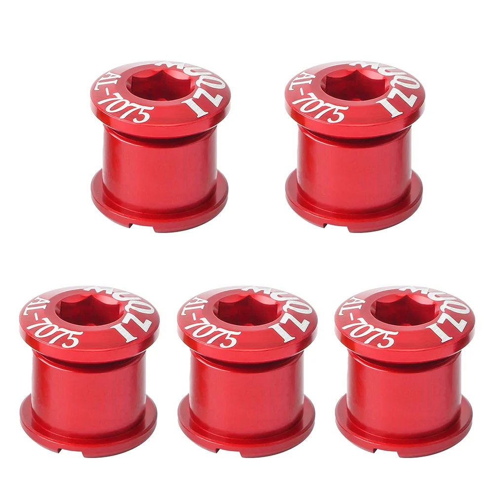 

Upgrade Your Bike\\\\\\'s Crankset with 5pcs MTB Road Bike Chainring Bolts Single Double Triple Speeds Screws Aluminum