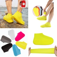 1pair reusable waterproof rain shoes covers slip resistant rubber rain boot overshoes outdoor walking shoes accessories dropship