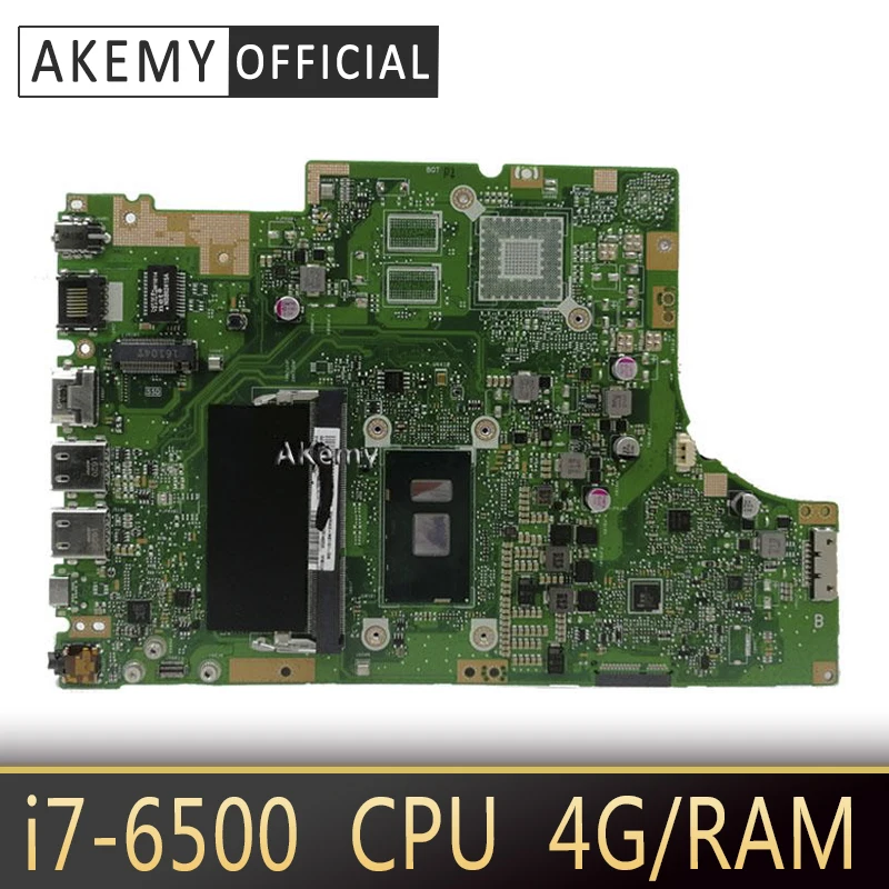

Akemy TP501UA I7-6500 4G/RAm, встроенная стандартная TP501UA TP501U TP501UQ TP501UB, тест материнской платы ноутбука, ОК, бесплатная доставка