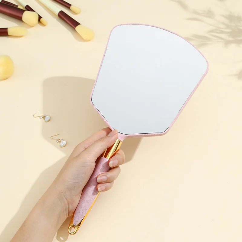 

for Women Handheld High-definition Salon Hand Mirror Vanity Makeup Mirror Vintage