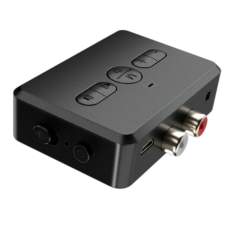 

2 in 1 Audio Receiver Transceiver TV Bluetooth-compatible Speaker Stereo Easy Control Fast Steady Phone Pad Computer TV 5pcs DF