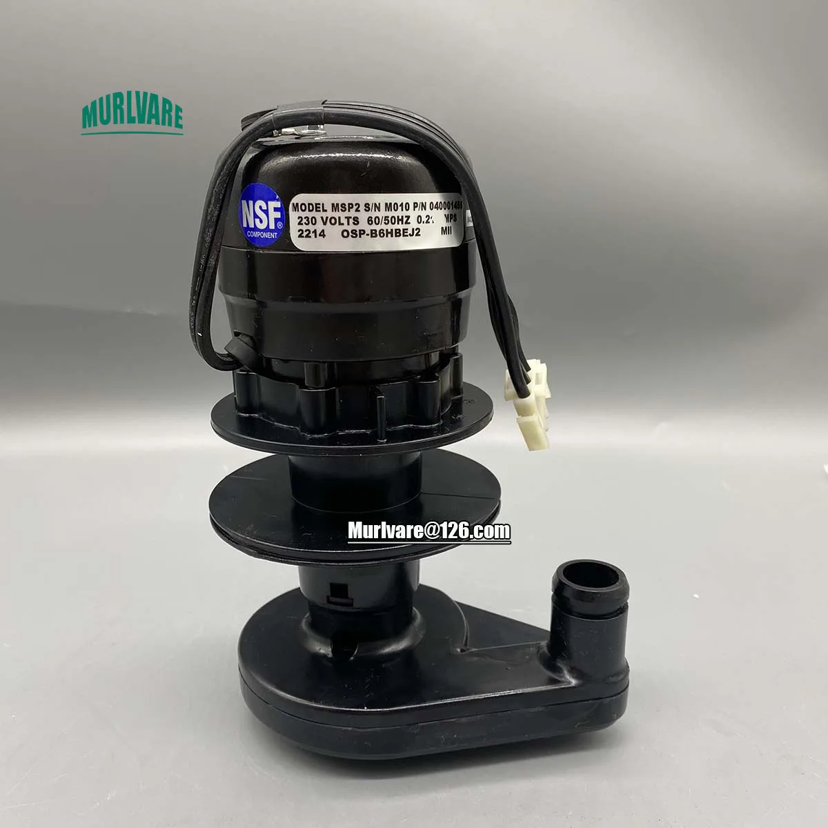 Фото MSP2 M010 OSP-B6HBEJ2 040001455 Водяной насос для льдогенератора Manitowoc ES0640 ES0660 ES1060 Замена №1