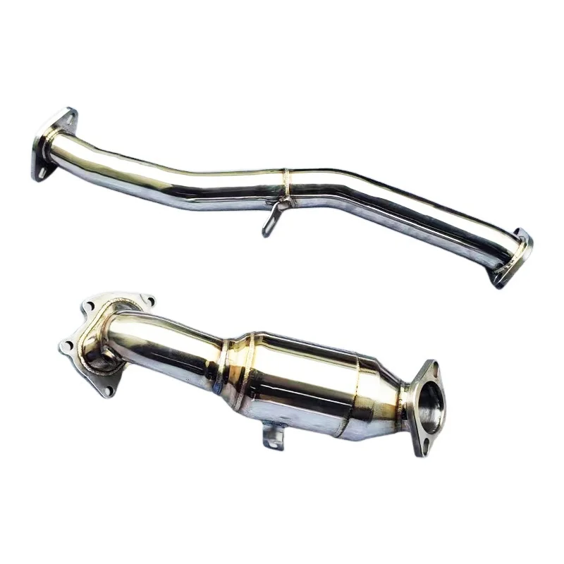 

Head Section High flow Pipes Exhaust Pipes branch downpipe Exhaust Pipe with catalyst for Subaru Impreza STI 2.0T 2003-2007