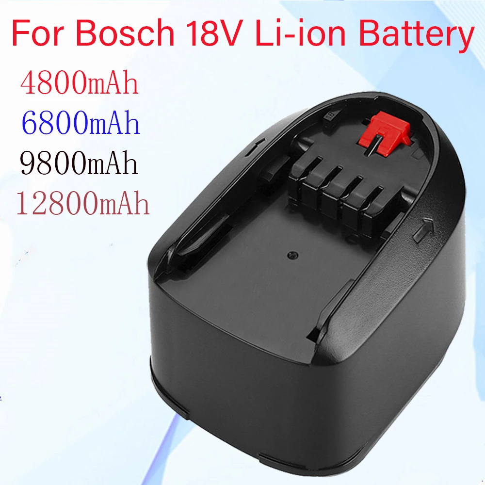 

100% 18V 12.8Ah Li-ion Battery PBA PSB PSR PST For Bosch Home &amp Garden Tools (only for Type C) AL1830CV AL1810CV AL1815CV