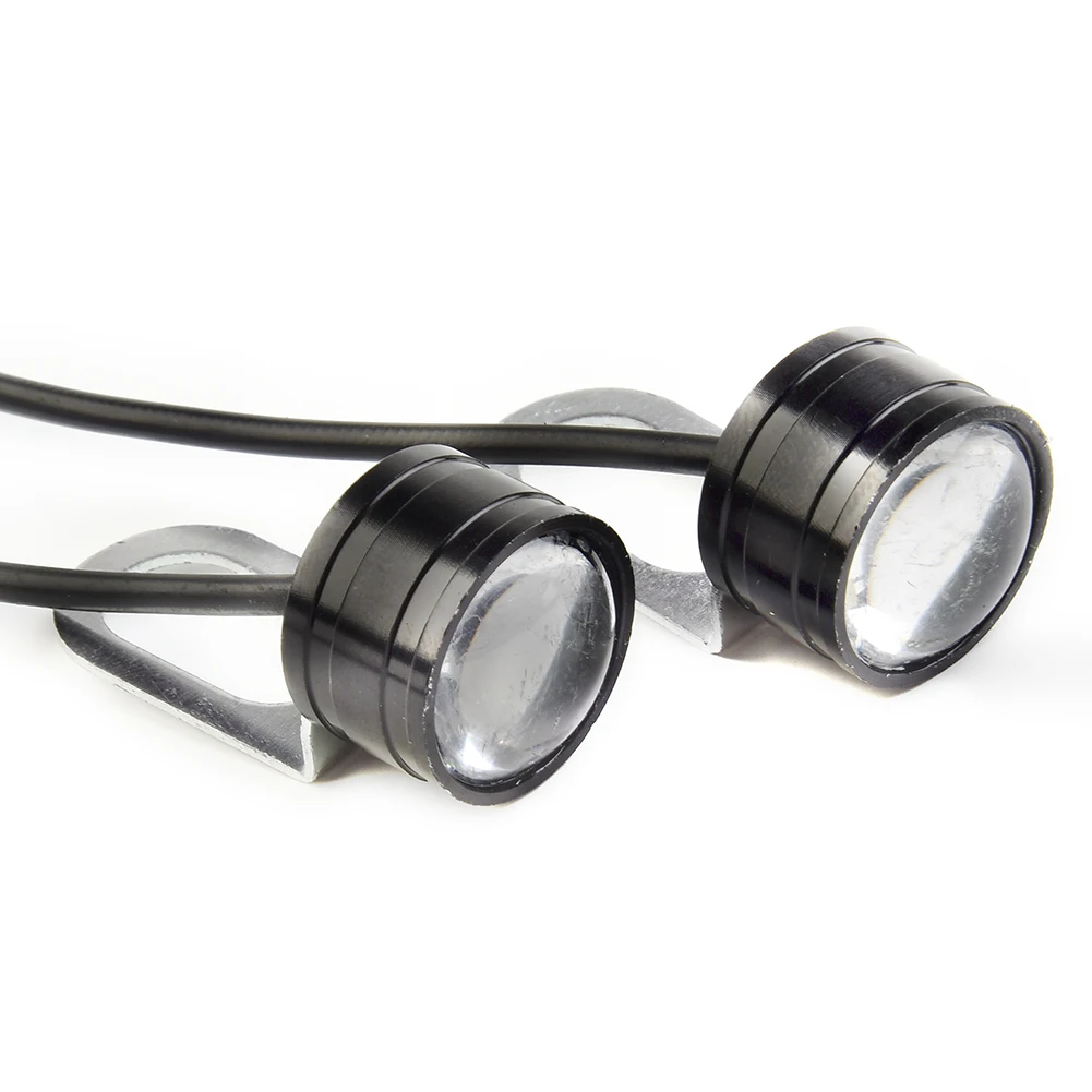 

1 Pair Lens LED Lights Motorcycle 12V Ice Cold Blue Spotlight Headlight Front Daytime Running Lamp Super Bright Waterproof