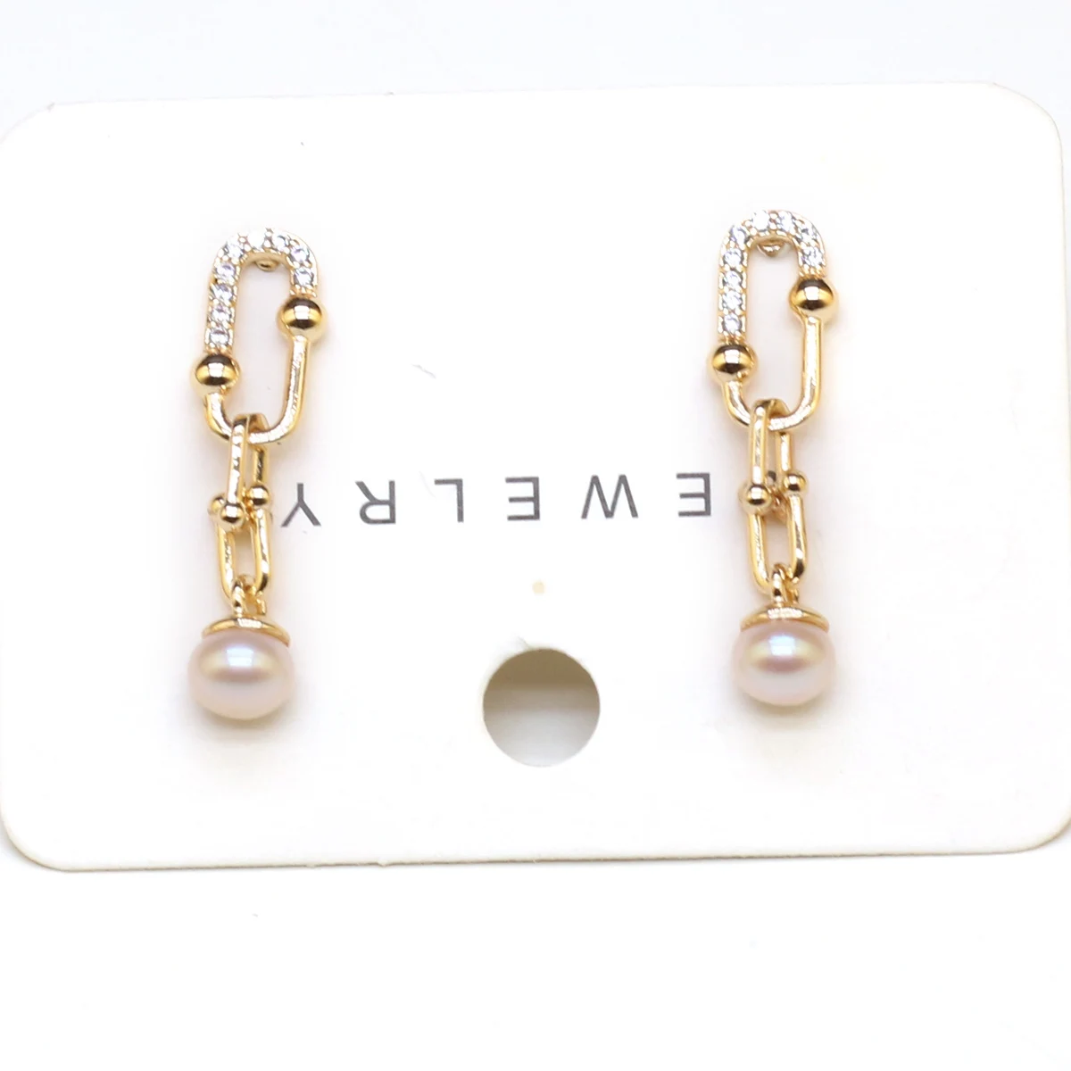 

Natural Baroque Pearls Earrings A Pair White Pearl Bead Earrings For Woman Luxury Wedding Jewelry Anniversary Gifts 27x8mm