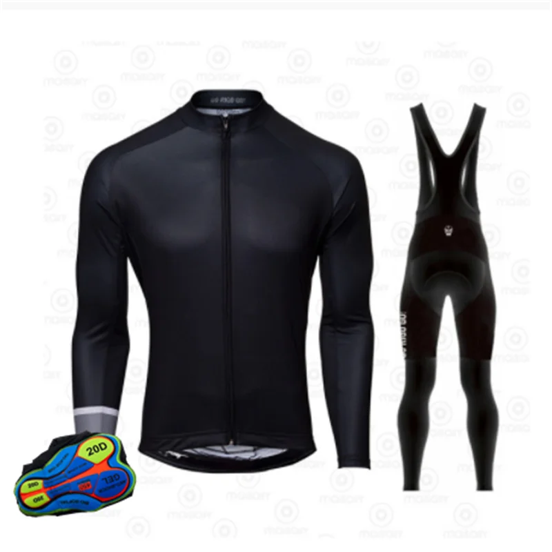 

long sleeve Professional outdoor men's cycling set suit clothing cycle clothes bike jersey shirt padded pants tights