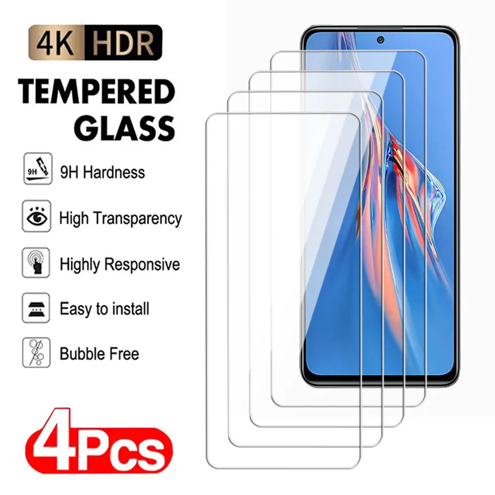 4 шт. Защитное стекло для экрана Xiaomi Redmi Note 11 Pro plus закаленное 11T 11E 11S 11SE PRO 4G5G