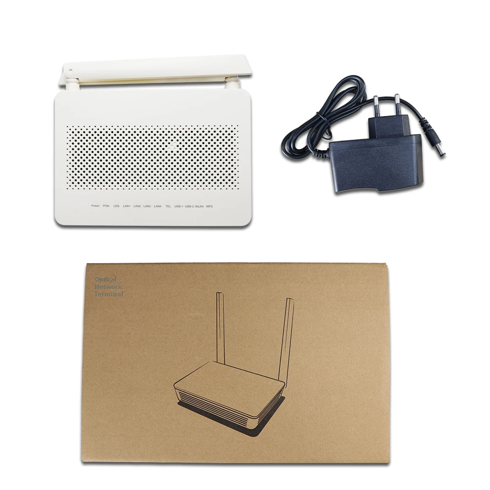 OPTFOCUS EG8145V5 GPON ONU 4GE+1VIOP 2.4G 5G WIFI Dual Brand GPON English Version FTTH Optical Network Unit Free Shipping