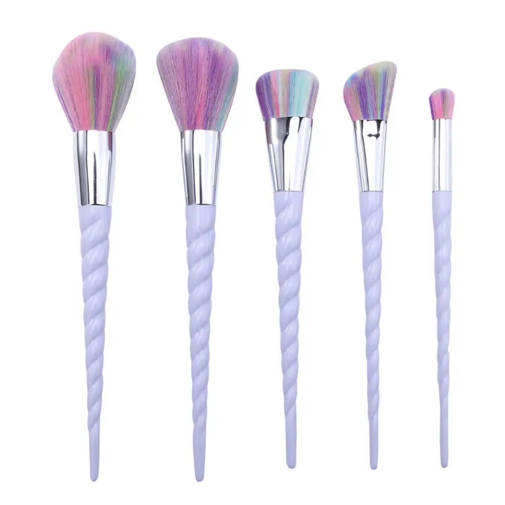 

5PCS Makeup Brushes Set Spiral Handle Foundation Powder Blush Eyeshadow Concealer Lip Eye Make Up Brush Cosmetics Beauty Tool