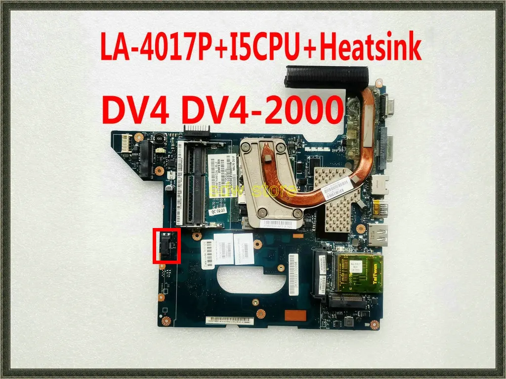 LA-4107P 590349-001 материнская плата + процессор + радиатор для HP Pavilion DV4 DV4-2000 заменить DV4 590350-001 575575-001 598091-001 LA-4117P LA-4107P 590349-001 материнская плата + процессор + радиатор для HP Pavilion DV4 DV4-2000 заменить DV4 590350-001 575575-001 598091-001 LA-4117P