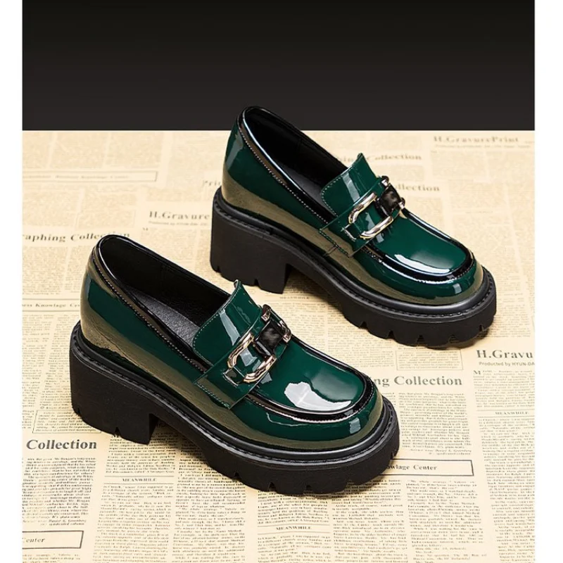 

Туфли-лодочки женские на платформе и высоком каблуке, Классическая обувь для вечевечерние, офиса, для прогулок, Винтажная обувь для девушек