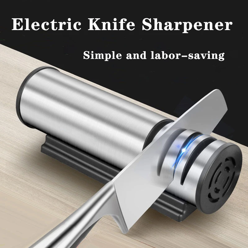 Electric Knife Sharpener Professional Multi-function Diamond Knife Sharpener Adjustable for Kitchen Knives Tool Sharpening